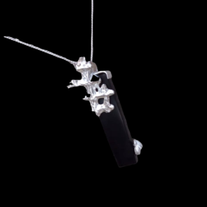 Colgantes"En los muelles"(plata925/ébano)