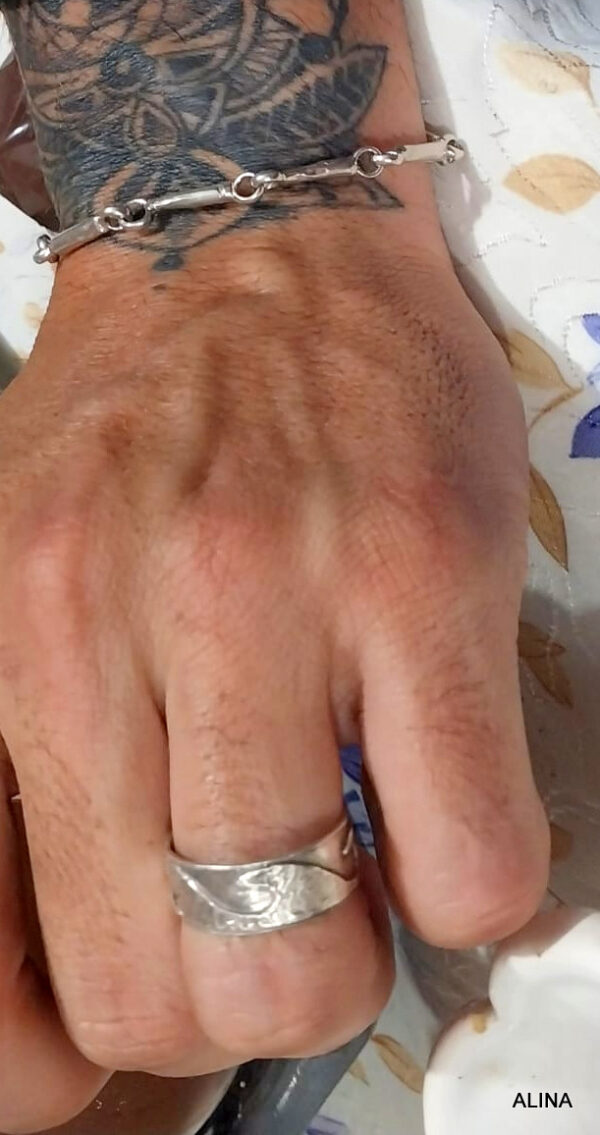 Anillo "Las olas continuas " - Imagen 3