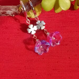 Aros trébol / acero y v borosilicato